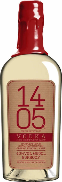 1405 Vodka Bourbon Cask Finish 0,5l In Holzkiste