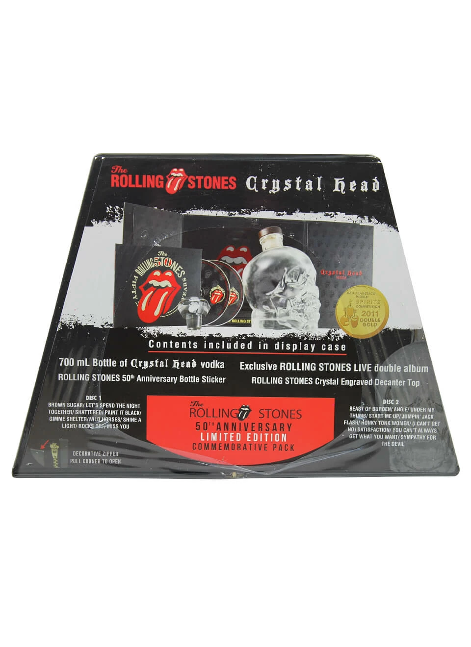 Crystal Head Vodka Rolling Stones 50th Anniversary Commemorative Pack 0,7 Liter 5 Crystal Head Vodka Rolling Stones 50th Anniversary Commemorative Pack 0,7 Liter – Bild 3