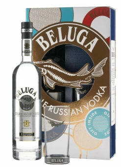 Beluga Vodka Noble 0,7 Liter Mit Glas