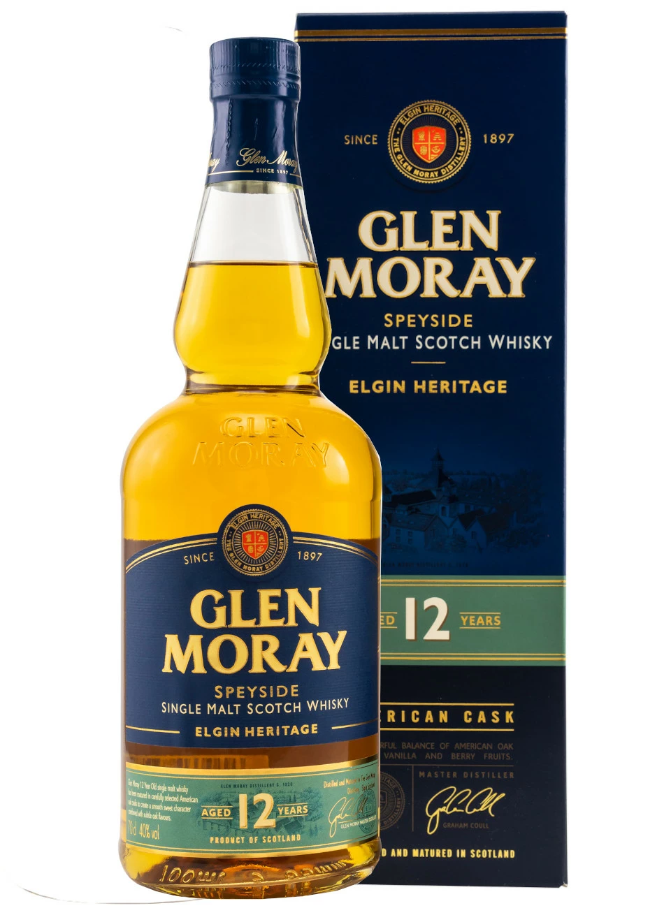 Glen Moray Whisky 12 Jahre 0,7 Liter 4 Glen Moray Whisky 12 Jahre 0,7 Liter – Bild 2