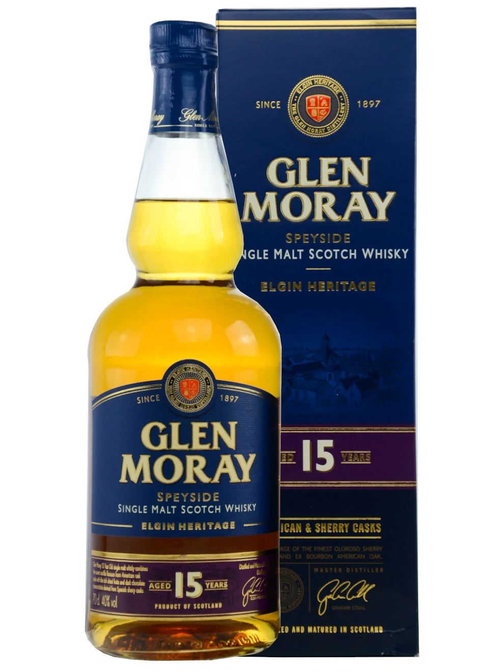 Glen Moray Whisky 15 Jahre 0,7 Liter 4 Glen Moray Whisky 15 Jahre 0,7 Liter – Bild 2
