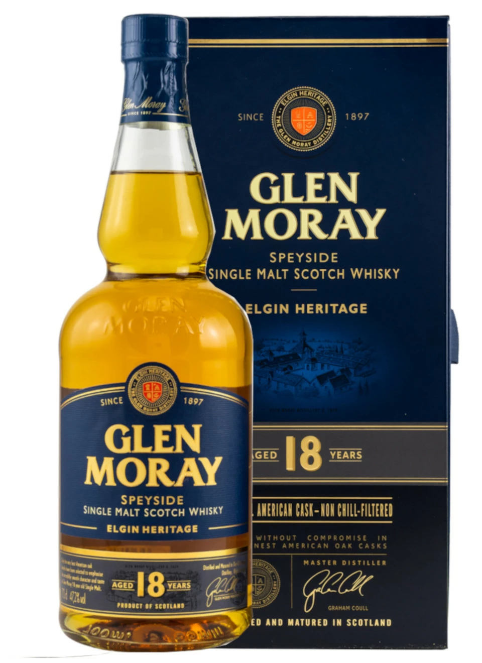 Glen Moray Whisky 18 Jahre 0,7 Liter 4 Glen Moray Whisky 18 Jahre 0,7 Liter – Bild 2