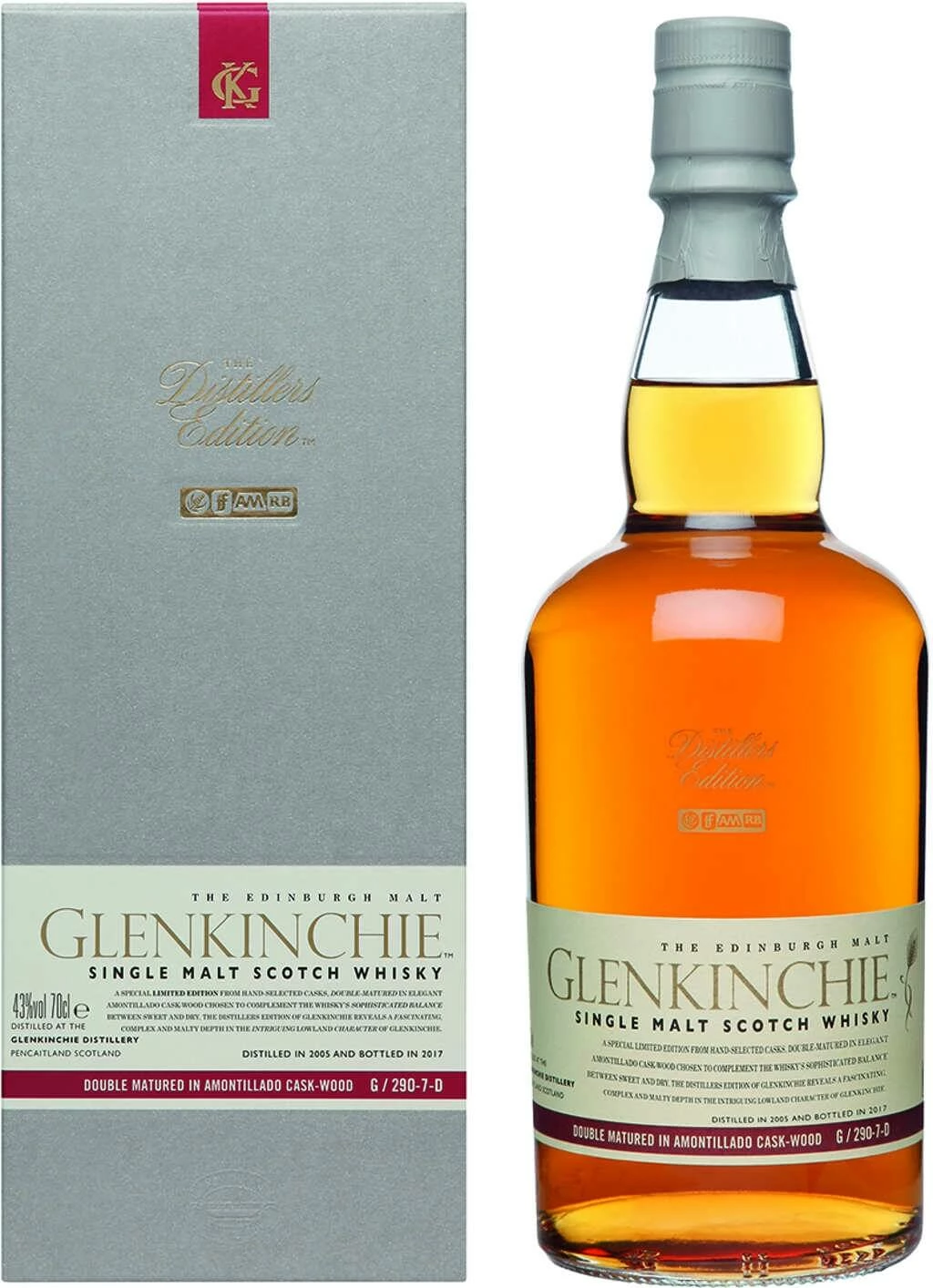 Glenkinchie Whisky Distillers Edition 1999/2012 0,7 Liter 3 Glenkinchie Whisky Distillers Edition 1999/2012 0,7 Liter