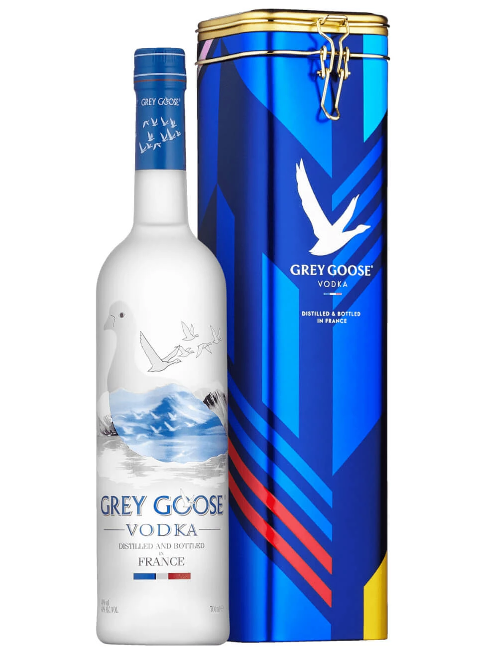 Grey Goose Vodka 0,7l In Tin Geschenkpackung 3 Grey Goose Vodka 0,7l In Tin Geschenkpackung