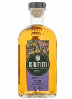 Isautier Arrange Banana Flambe Rum Likör 0,5 Liter