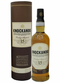 Knockando Whisky 15 Jahre Richly Matured 0,7 Liter -Double Wine Verkaufe Knockando 15 richly matured gp