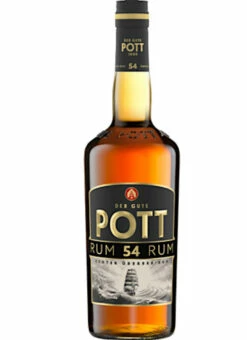 Pott Übersee Rum 54% 0,7 L -Double Wine Verkaufe Pott Rum 54 2023