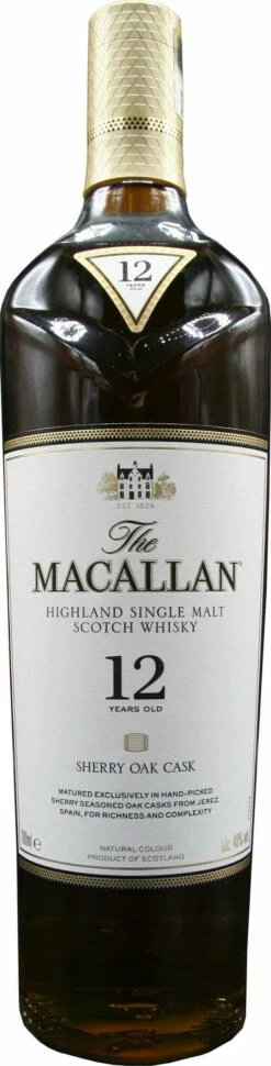 The Macallan Whisky 12 Jahre Sherry Oak 0,7 Liter -Double Wine Verkaufe The Macallan Whisky 12 Jahre Sherry Oak 0 7 Liter 1