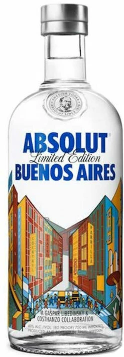Absolut Vodka Buenos Aires 0,7 Liter