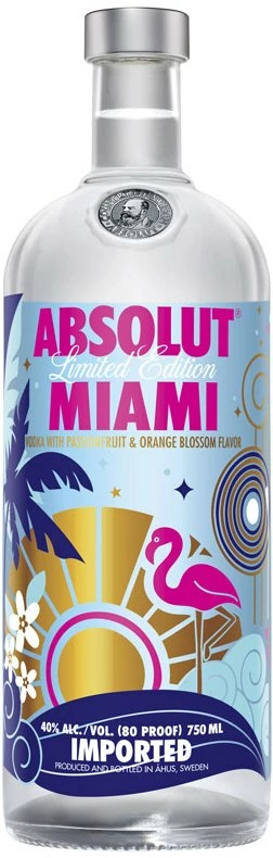 Absolut Vodka Miami 1 Liter 3 Absolut Vodka Miami 1 Liter