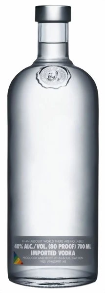 Absolut Vodka No Label 0,7 Liter 3 Absolut Vodka No Label 0,7 Liter