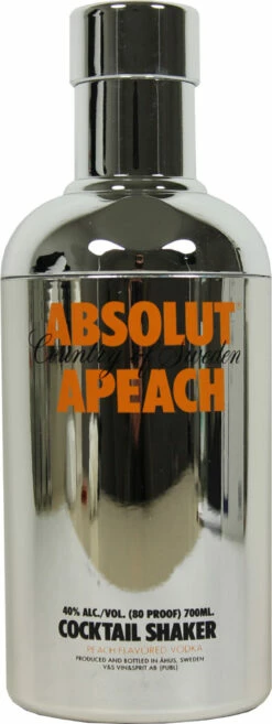 Absolut Vodka Silver Shaker Apeach 0,7l
