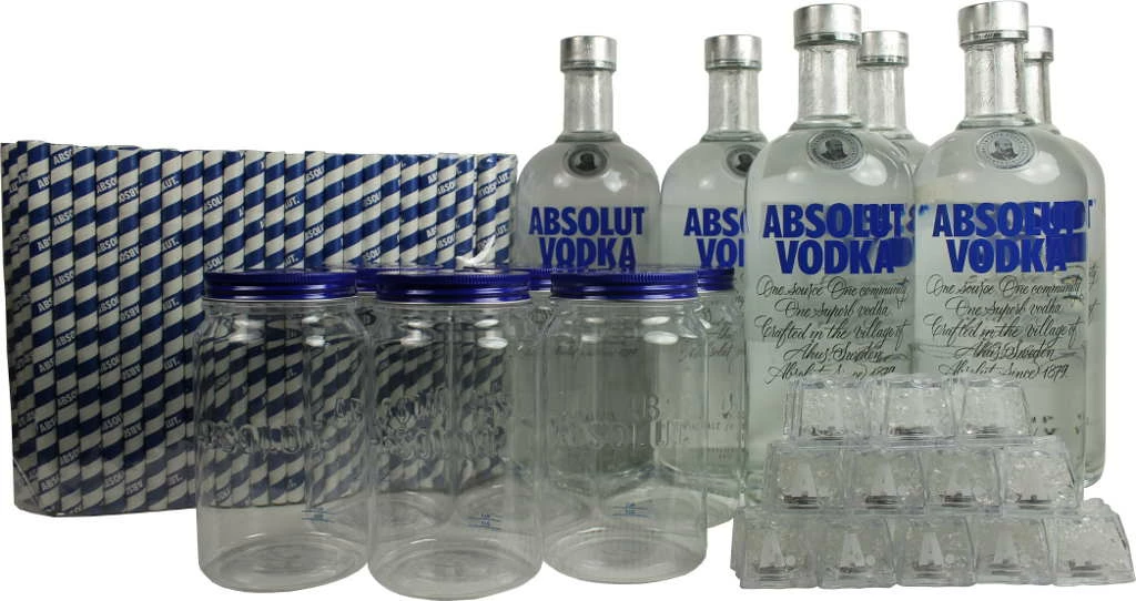 Absolut Vodka Swedish Mojito Gläser Set 3 Absolut Vodka Swedish Mojito Gläser Set