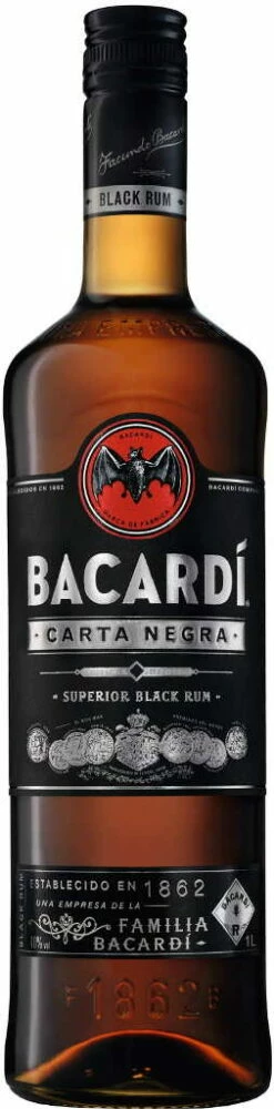 Bacardi Carta Negra 1 Liter