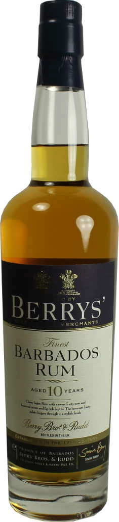 Berry's Own Finest Barbados Rum 10 Jahre 0,7 Liter