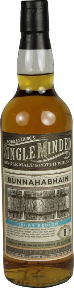 Bunnahabhain Whisky Single Minded 0,7 Liter
