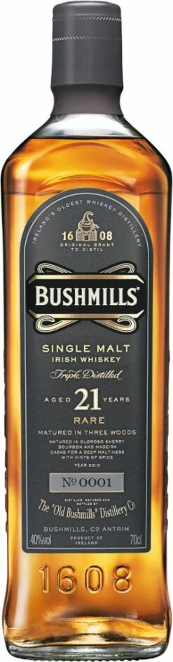 Bushmills 21 Jahre Whiskey 0,7 Liter