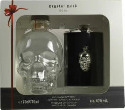 Crystal Head Vodka 0,7 Liter Mit Flachmann