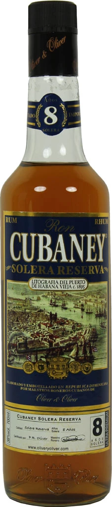 Cubaney Rum Solera Reserva 8 Jahre 0,7 Liter