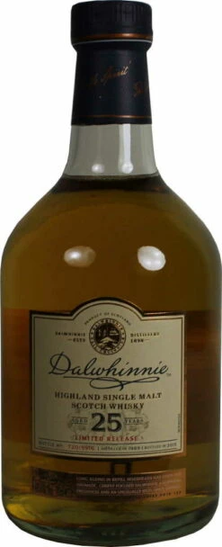 Dalwhinnie Whisky 25 Jahre 0,7l