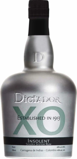 Dictador XO Insolent Colombian Aged 0,7 Liter 7 Dictador XO Insolent Colombian Aged 0,7 Liter -Double Wine Verkaufe dictador solera rum xo insolent 0 7l 2131 4327