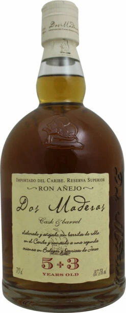 Dos Maderas Anejo 5+3 Jahre Rum 0,7 Liter