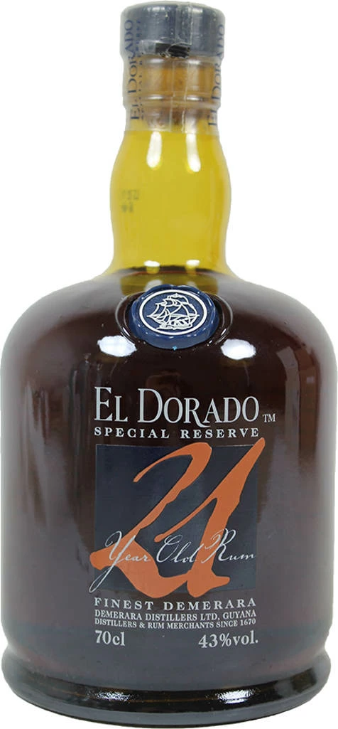 El Dorado Rum 21 Jahre 0,7l 3 El Dorado Rum 21 Jahre 0,7l