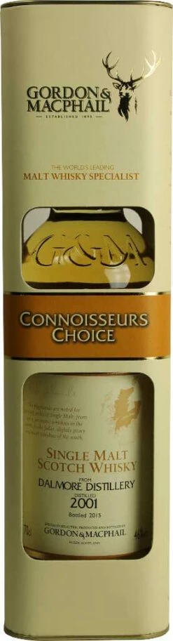 Gordon & MacPhail Dalmore Whisky 2001 Connoisseurs Choice 0,7l