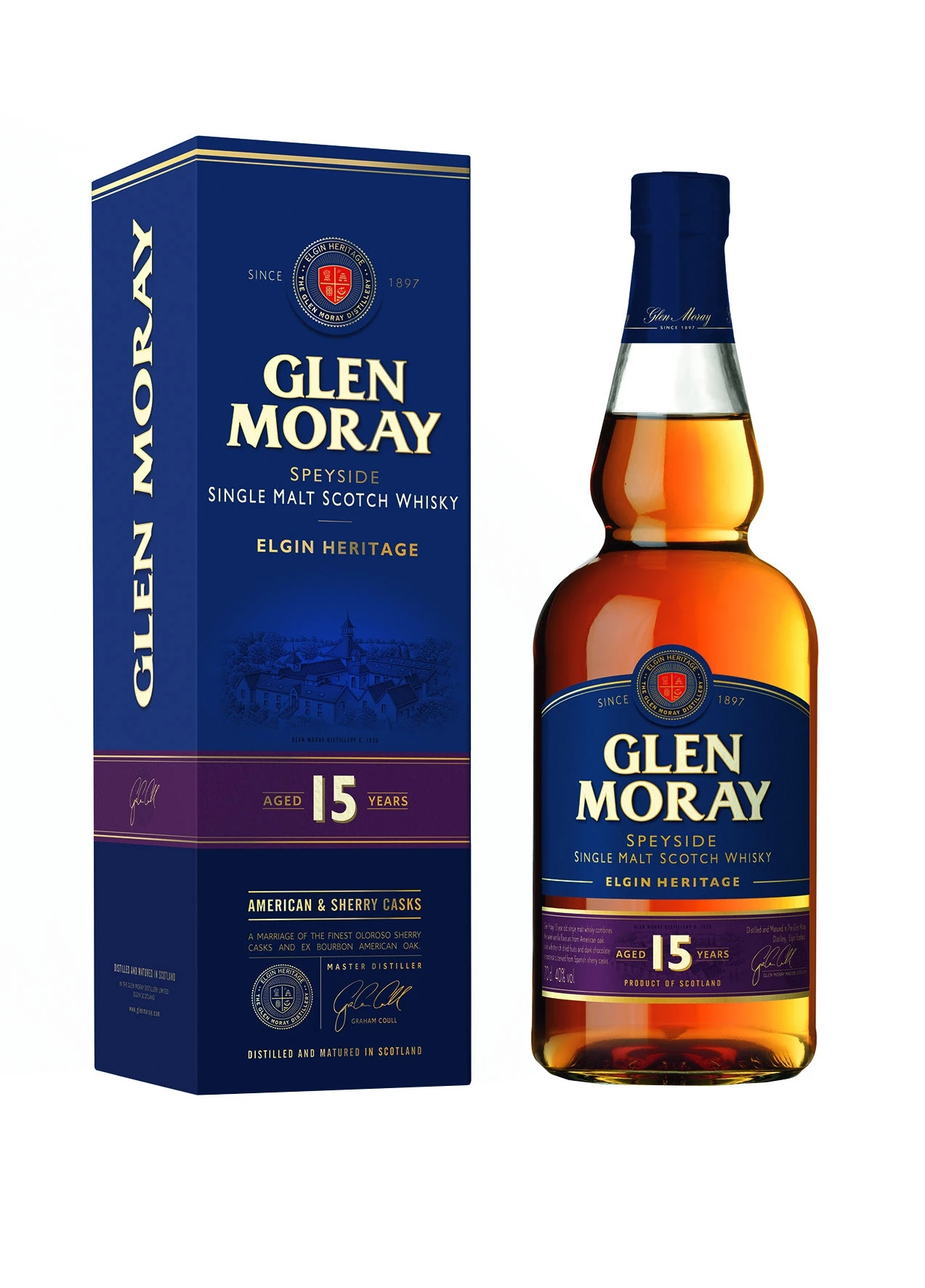 Glen Moray Whisky 15 Jahre 0,7 Liter 5 Glen Moray Whisky 15 Jahre 0,7 Liter – Bild 3