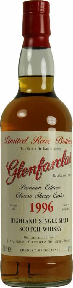 Glenfarclas Whisky Oloroso Sherry Cask 1995 0,7 Liter
