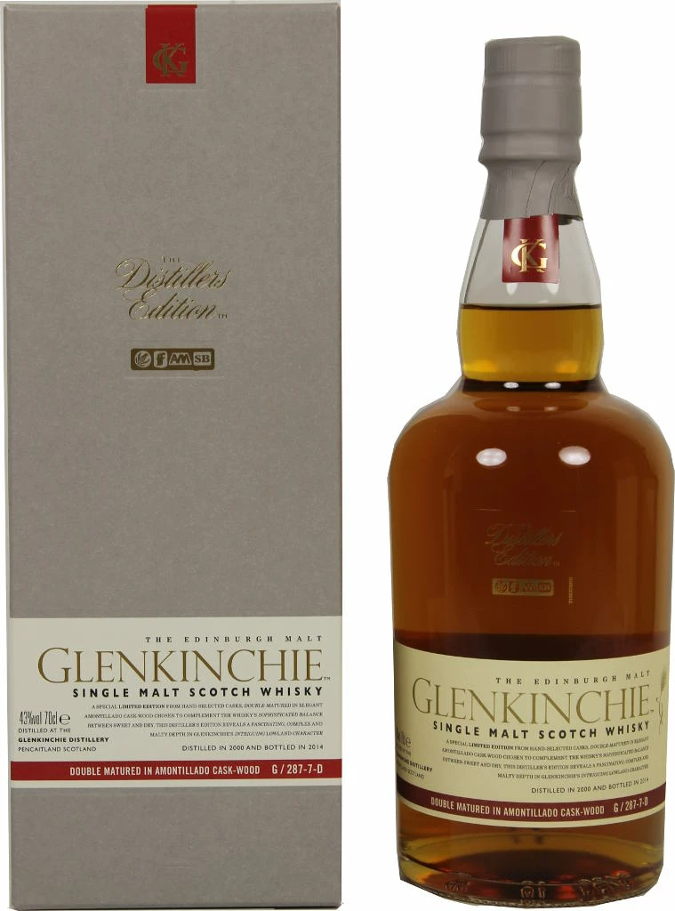 Glenkinchie Whisky Distillers Edition 2000/2014 0,7l 3 Glenkinchie Whisky Distillers Edition 2000/2014 0,7l