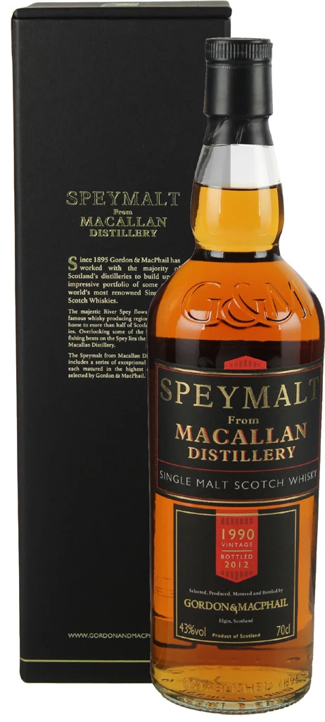 Gordon & MacPhail Macallan Speymalt Whisky 1990 0,7 Liter 3 Gordon & MacPhail Macallan Speymalt Whisky 1990 0,7 Liter
