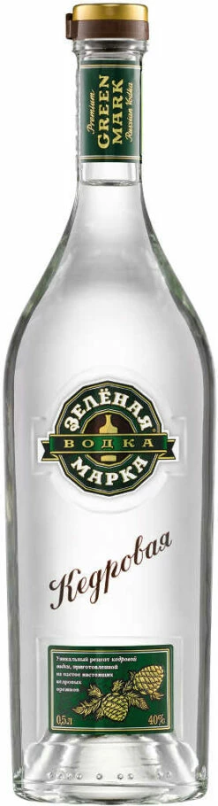 Green Mark Vodka Cedar Nut 1 Liter