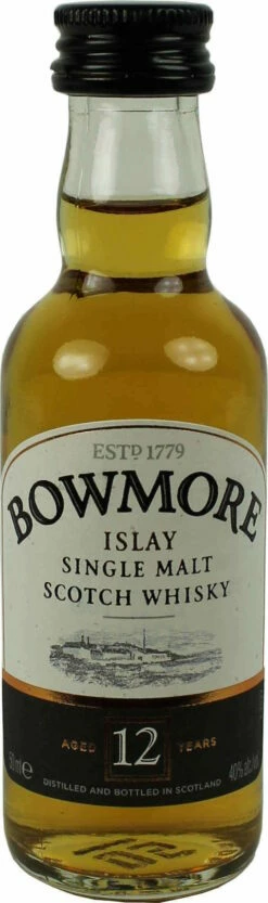 Bowmore Whisky 12 Jahre Mini 0,05 Liter