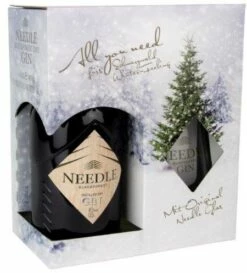 Needle Gin 0,5 Liter Mit Glas
