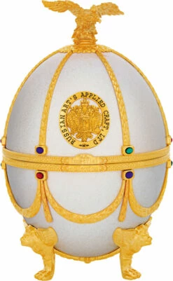 Imperial Collection Vodka Faberge-Ei (Weiß) 0,7 Liter