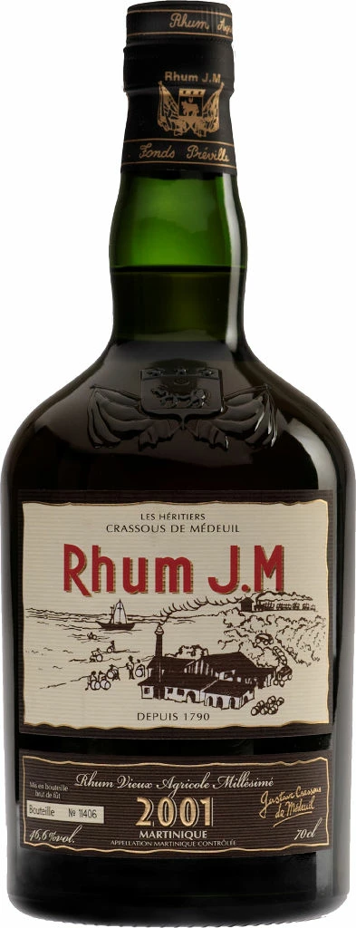 J.M Rum Vintage 2001 0,7 Liter 3 J.M Rum Vintage 2001 0,7 Liter