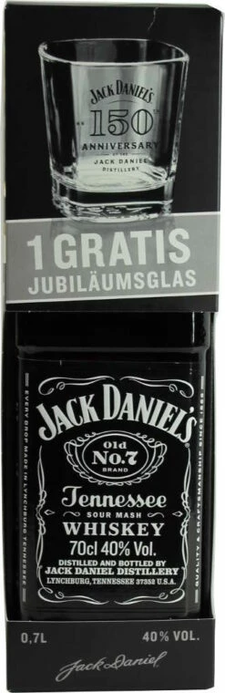 Jack Daniels Whiskey 150th Birthday Edition 0,7 Liter Mit Tumbler