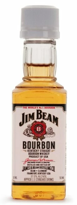 Jim Beam White Bourbon Whiskey Mini 0,05 Liter