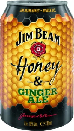 Jim Beam Honey & Ginger Ale Longdrink 0,33 Liter Dose