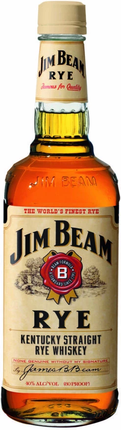 Jim Beam Rye Whiskey 1 Liter