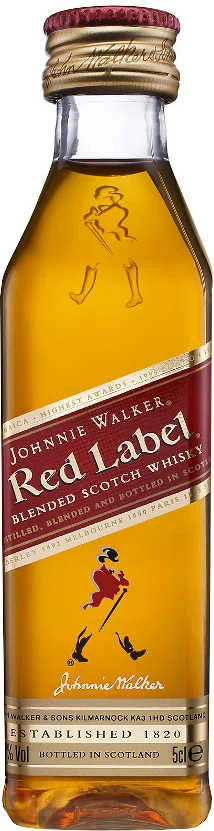 Johnnie Walker Whisky Red Label Mini 0,05 Liter