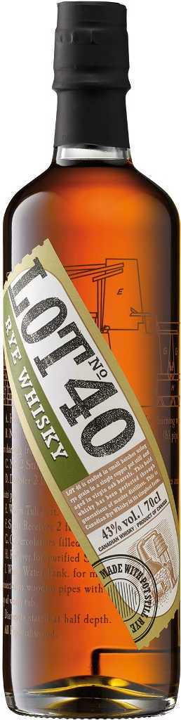 Lot No.40 Rye Whisky 0,7 Liter 3 Lot No.40 Rye Whisky 0,7 Liter