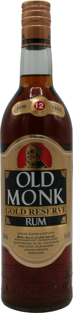Old Monk Rum 12 Years Old 0,7l