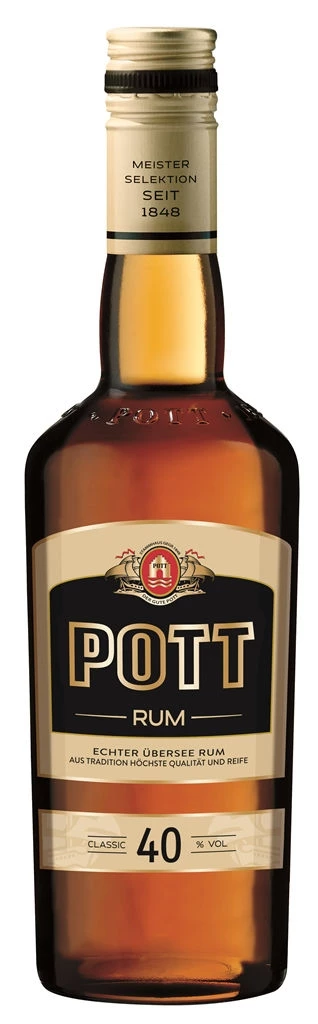 Pott Übersee Rum 40% 0,375 L 3 Pott Übersee Rum 40% 0,375 L