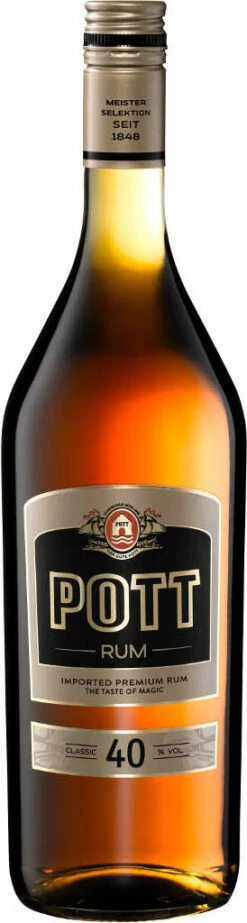 Pott Übersee Rum 40% 1 Liter