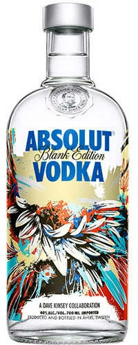 Absolut Vodka Blank 2 By Dave Kinsey 0,7l