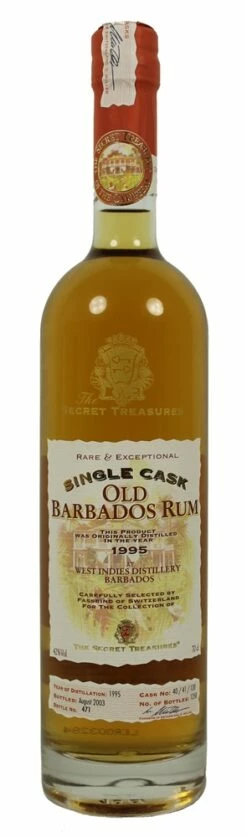 Secret Treasures Rum Old Barbados 1995 0,7 Liter