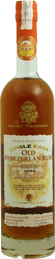Secret Treasures Rum Old Venezuelan 1992 0,7l