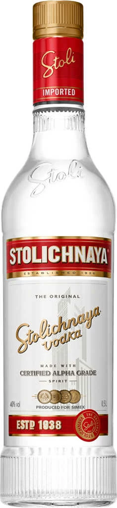 Stolichnaya Vodka 0,5 Liter